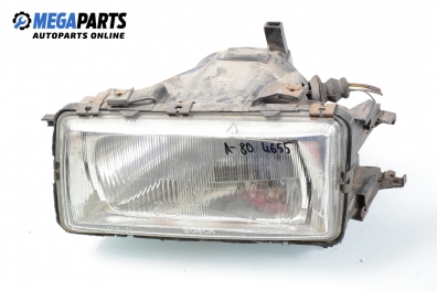 Scheinwerfer für Audi 80 (B3) 1.6 TD, 80 hp, sedan, 1991, position: links Bosch