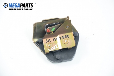 Cargo door lock for Peugeot Partner 1.6 16V, 109 hp, passenger, 2001, position: rear - left