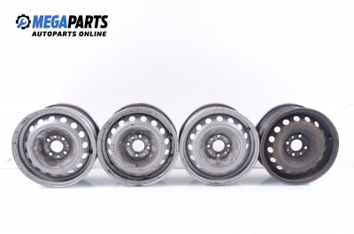 Steel wheels for Fiat Doblo (2000-2009) 14 inches, width 5.5 (The price is for the set)