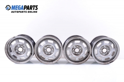 Steel wheels for Volkswagen Polo (1994-2000) 14 inches, width 6 (The price is for the set)