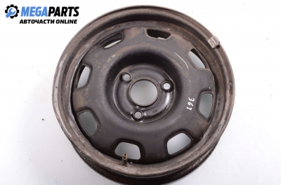 Steel wheel for Peugeot 106 (1991-1996)