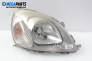 Headlight for Toyota Yaris 1.0, 68 hp, hatchback, 2002, position: right