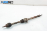 Driveshaft for Mercedes-Benz A-Class W168 1.6, 102 hp, hatchback, 2000, position: front - right