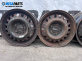 Steel wheels for Mercedes-Benz 124 Sedan (12.1984 - 06.1993) 15 inches, width 6.5 (The price is for the set)