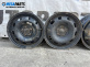 Jante din oțel for Volkswagen Golf IV Hatchback (08.1997 - 06.2005) 14 inches, width 5 (Prețul este pentru un set)