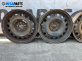 Steel wheels for Citroen C8 Minivan (10.2002 - 06.2014) 15 inches, width 6.5 (The price is for the set)