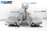 Scaune din piele for Mercedes-Benz CLK-Class Coupe (C208) (06.1997 - 09.2002), 3 uși