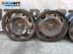 Steel wheels for Peugeot 307 Hatchback (08.2000 - 12.2012) 15 inches, width 6 (The price is for the set)