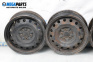 Jante din oțel for Toyota Avensis I Station Wagon (09.1997 - 02.2003) 15 inches, width 6 (Prețul este pentru un set)
