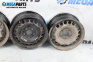 Steel wheels for Mercedes-Benz A-Class Hatchback W169 (09.2004 - 06.2012) 15 inches, width 6 (The price is for the set)