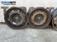 Jante din oțel for Peugeot 307 Hatchback (08.2000 - 12.2012) 15 inches, width 6 (Prețul este pentru un set)