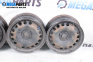 Jante din oțel for Opel Astra H Hatchback (01.2004 - 05.2014) 16 inches, width 6.5 (Prețul este pentru un set)