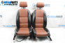 Seats set for Audi A6 Sedan C6 (05.2004 - 03.2011), 5 doors