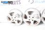 Jante din aliaj for Peugeot 206 CC Cabrio (09.2000 - 12.2008) 15 inches, width 6 (Prețul este pentru un set)