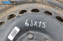 Pneu de rezervă for Opel Astra H GTC (03.2005 - 10.2010) 15 inches, width 6 (Prețul este pentru 1 buc.)