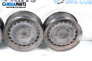 Jante din oțel for Audi A4 Sedan B6 (11.2000 - 12.2004) 15 inches, width 6.5 (Prețul este pentru un set)