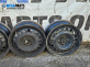 Jante din oțel for Opel Corsa C Hatchback (09.2000 - 12.2009) 14 inches, width 5.5, ET 49 (Prețul este pentru un set)