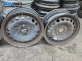 Jante din oțel for Volkswagen Golf V Hatchback (10.2003 - 02.2009) 15 inches, width 6 (Prețul este pentru un set)