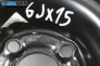 Spare tire for Opel Meriva A Minivan (05.2003 - 05.2010) 15 inches (The price is for one piece)