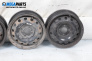 Jante din oțel for Peugeot 206 Hatchback (08.1998 - 12.2012) 14 inches, width 5.5, ET 34 (Prețul este pentru un set)