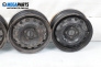 Stahlfelgen for Opel Corsa C Hatchback (09.2000 - 12.2009) 14 inches, width 5.5, ET 49 (Preis pro set angegeben)