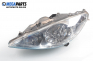 Headlight for Peugeot 307 2.0 HDI, 90 hp, station wagon, 2002, position: left
