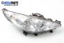 Headlight for Peugeot 207 1.6 16V, 120 hp, cabrio, 2007, position: right