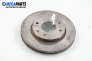 Brake disc for Hyundai Coupe 1.6 16V, 116 hp, 2000, position: front