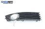 Bumper grill for Audi A4 (B6) 2.0, 130 hp, station wagon automatic, 2002, position: left