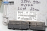 ECU mit zündschlüssel und leser für Opel Astra G 2.0 DI, 82 hp, hecktür, 5 türen, 1999 № Bosch 0 281 001 971