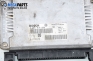 ECU incl. ignition key for Peugeot 206 2.0 HDI, 90 hp, hatchback, 5 doors, 2000 № Bosch 0 281 010 250