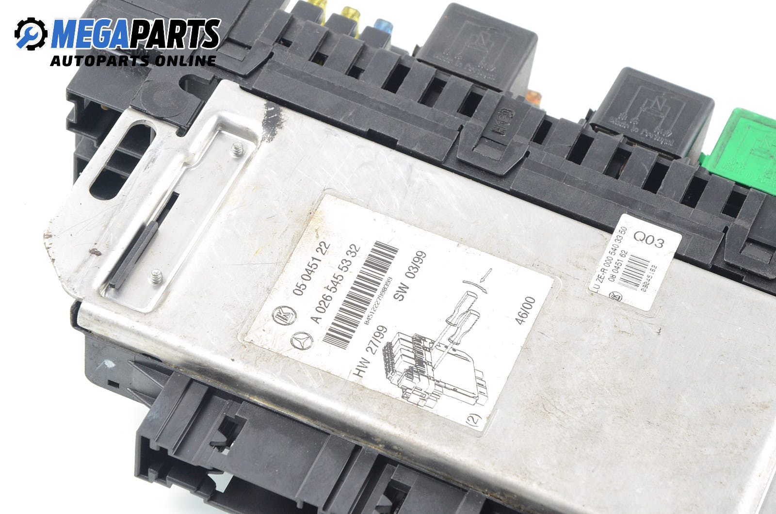 Fuse box for MercedesBenz SClass W220 3.2 CDI, 197 hp, sedan
