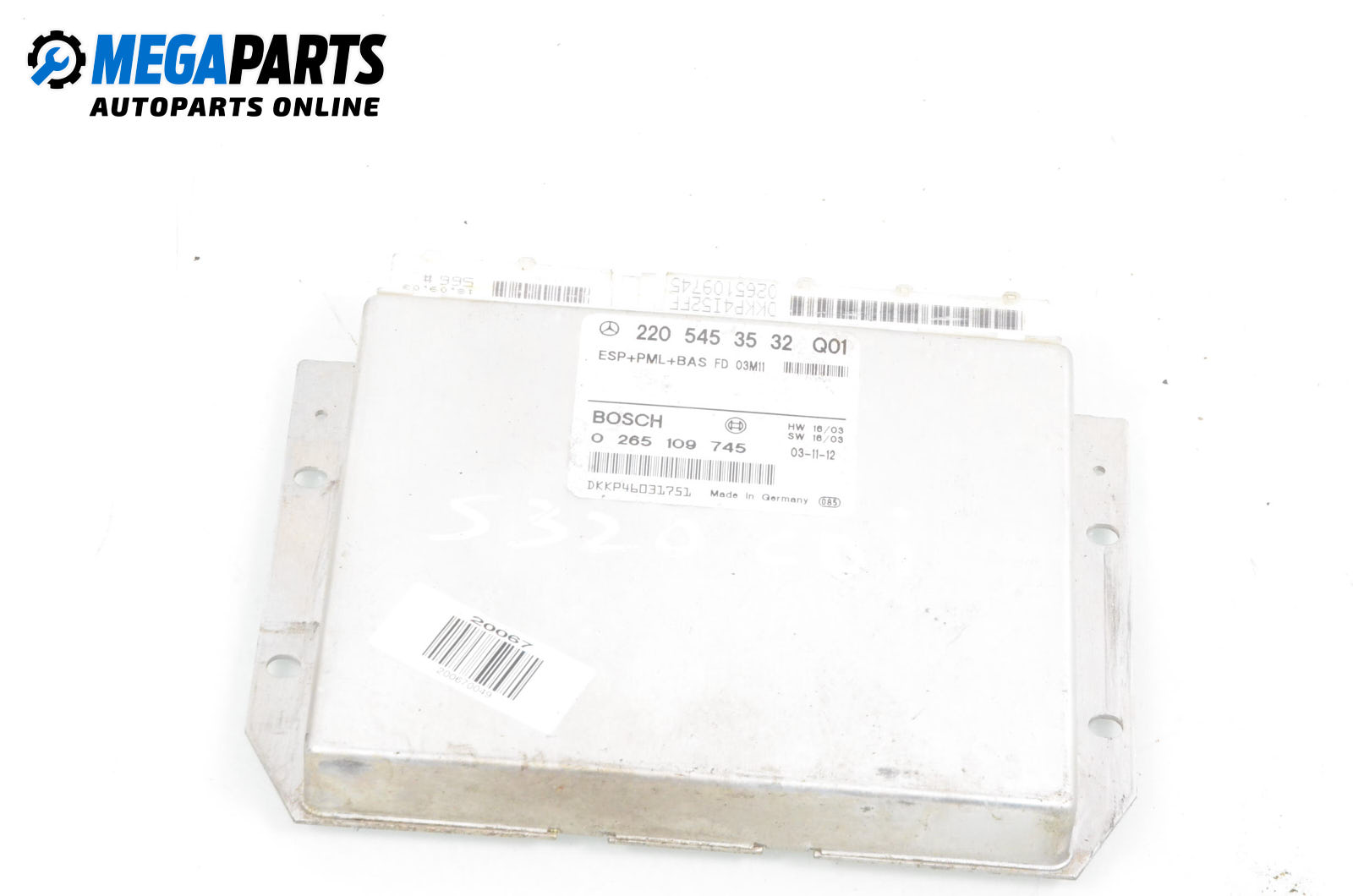 ESP+BAS module for MercedesBenz SClass Sedan (W220) (10.1998 08.