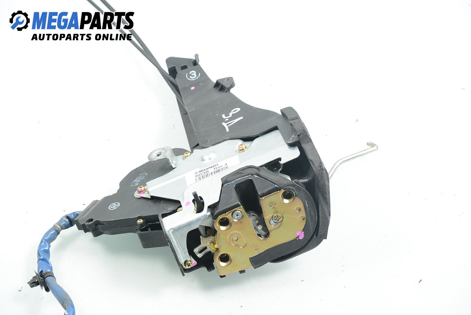 Lock for Toyota RAV4 (XA20) 2.0 VVTi 4WD, 150 hp, 2003, position rear