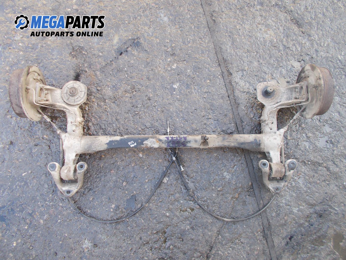 Rear axle for Opel Astra G 1.6, 84 hp, hatchback, 5 doors, 2000