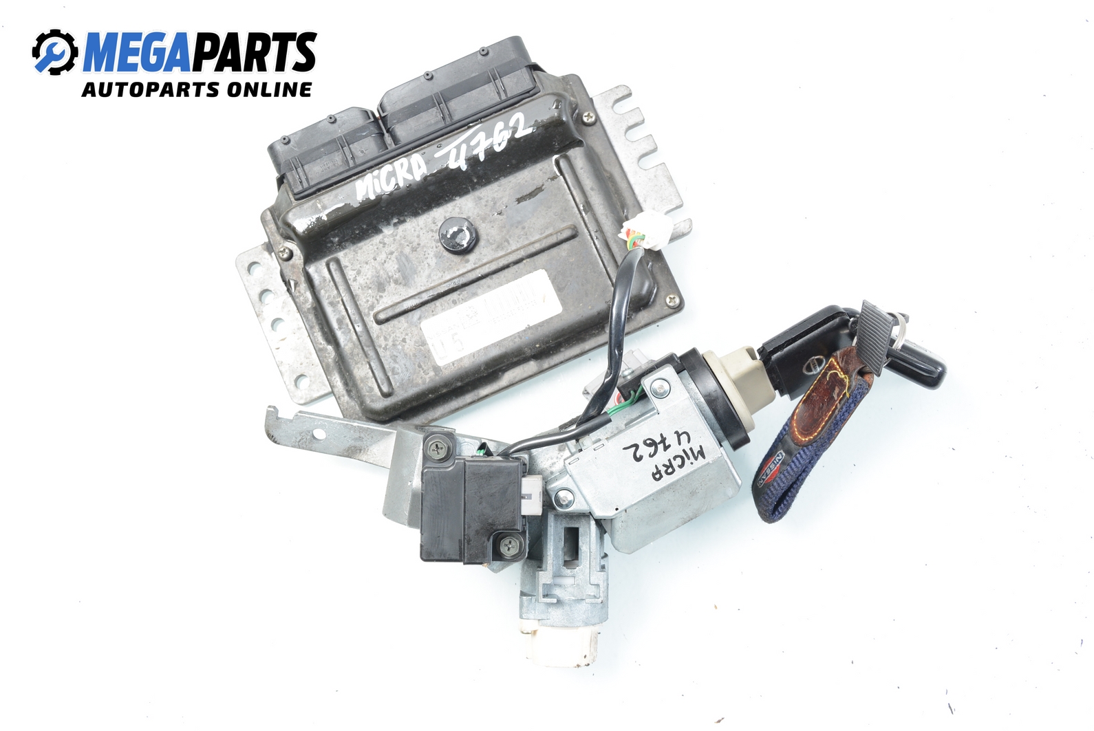 Ecu Incl. Ignition Key And Immobilizer For Nissan Micra (K12) 1.2 16V, 65 Hp, Hatchback Automatic, 2003 № Mec32-060 F3 3106 Price: € 144.00